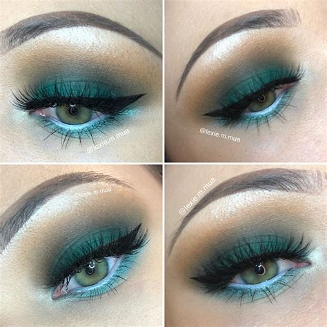 teal eyeshadow for brown eyes.